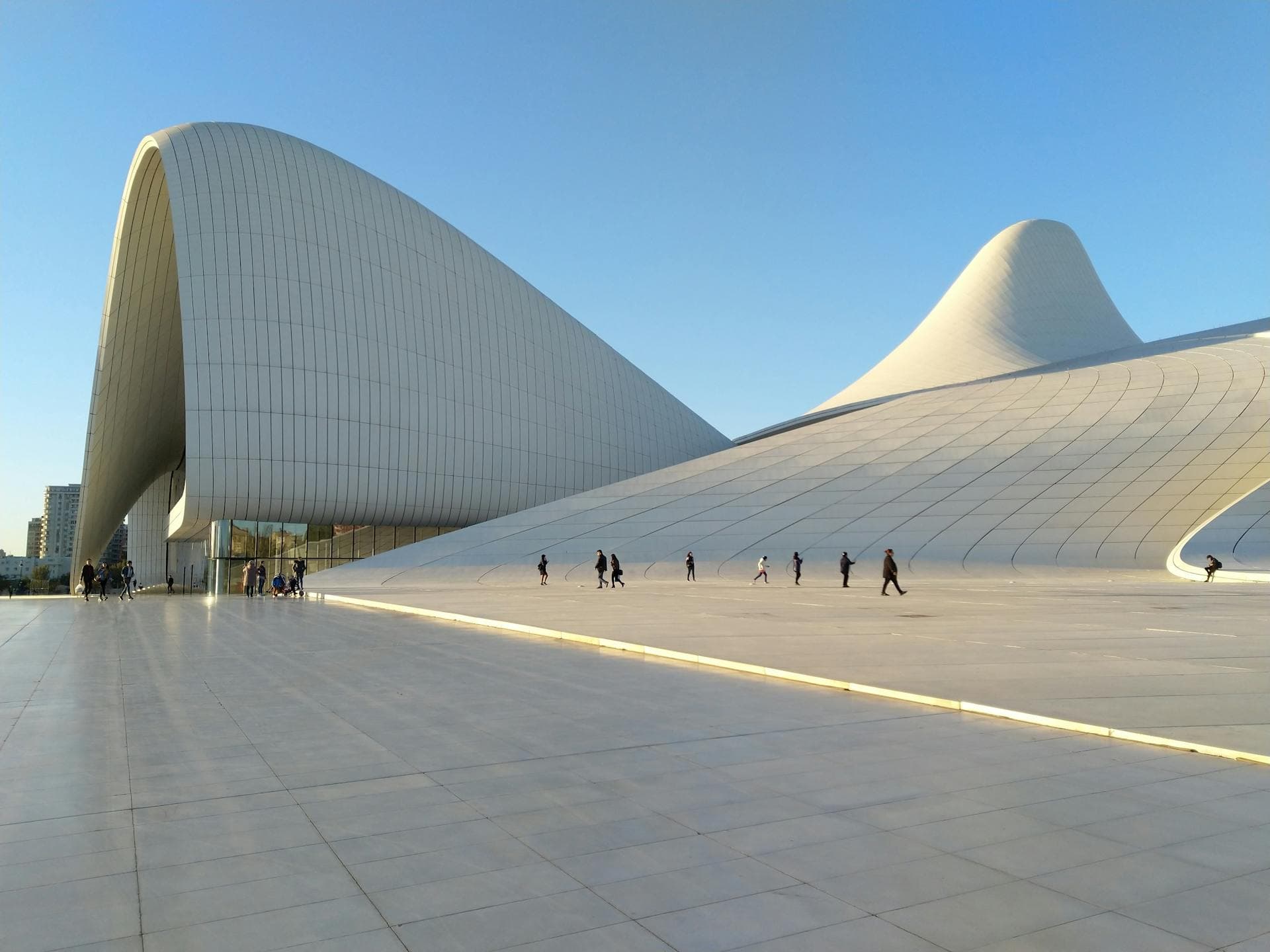 Modern city architecture representing freedom, technology, and economic opportunity